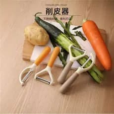 Descascador Multifuncional para Uso Doméstico, Descascador de Legumes com Cabo Longo, Descascador de Batatas, Descascado