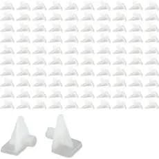 100 peças de clipes de plástico para prateleiras, clipes para armários, pinos de suporte para substituição de móveis