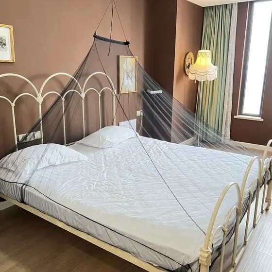 Com barra transversal Mini portátil viagem mosquiteiro Hotel sala de estar acampamento ao ar livre mosquiteiro fácil ins