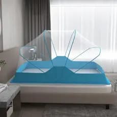 2026 Único Duplo Dormitório Estudantil Superior Inferior Beliche Mosquito Capa Doméstica Clamshell Dobrável Mosquito