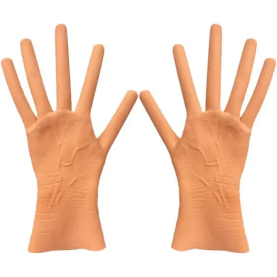 DOITOOL Luvas de Dedo de Salsicha - Luvas de Fantasia de Halloween com Dedos de Salsicha para Festa de Cosplay de Hallow