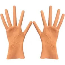 DOITOOL Luvas de Dedo de Salsicha - Luvas de Fantasia de Halloween com Dedos de Salsicha para Festa de Cosplay de Hallow