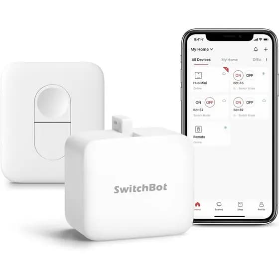 Switchbot Smart Switch Button Pusher (Bluetooth) – Fingerbot para Interruptores de Balancim/Interruptores Unidirecionais