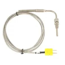 Termopar EGT para Sonda de Temperatura de Gás de Escape com Ponta Exposta e Conector Tipo K