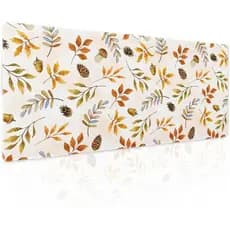 Mousepad Gamer Fall Leaf XL, Folhas de Laranjeira de Outono, Mousepad Grande e Estendido