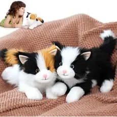 MaoGoLan Animais de Pelúcia de Gato, Brinquedos de Pelúcia Realistas de Gatinho para Crianças, Meninas e Meninos, Presen