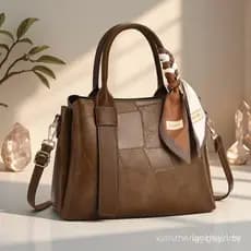 Bolsa Mensageira de Grande Capacidade para Mulheres, Novo Estilo 2025, para Trabalho e Viagem, Bolsa de Mão de Luxo Leve