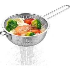 Escorredor e Peneira de Malha Fina GREATLINK para Cozinha com Alça, Peneira de Massa em Aço Inoxidável/Funil de Cozinha/