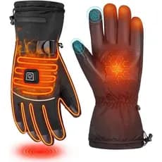 Luvas Aquecidas para Homens - Luvas Aquecidas Elétricas Recarregáveis para Homens e Mulheres, Luvas Térmicas de Inverno