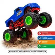 Carrinho Brinquedo Monster Truck Hot Dragon Suspensão +3