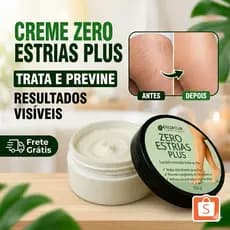 Creme Removedor Anti Estrias Zero Estrias Plus 150g RedFour - Tratamento Intensivo Pele Renovada e Sem Marcas