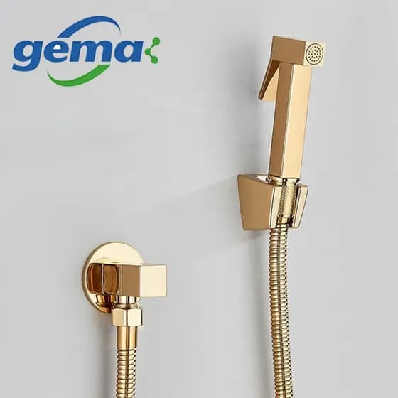 Kit de Ducha Higiênica Full Metal Para Banheiro, Luxo Pulverizador Bidê Montado Na Parede