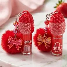 Lip Gloss Framboesa Chaveiro | Gloss Labial Hold Morning