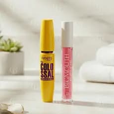 Gloss Labial Big Mouth + Mascara de Cilios The Colossal - Phallebeauty e Febella