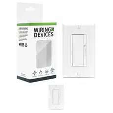 Conjunto de 2 Interruptores de Luz LED com Dimmer, de um ou três polos, compatível com lâmpadas LED, CFL, halógenas e in