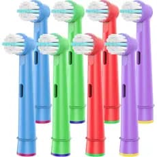 Cabeças de reposição para crianças compatíveis com a escova de dentes elétrica Braun Oral B Kid, cabeças de escova de de