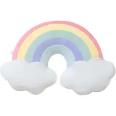 Almofada em Forma de Arco-Íris JIANEEXSQ, Almofada Decorativa Criativa para Casa, Almofada de Pelúcia, Almofada em Cores