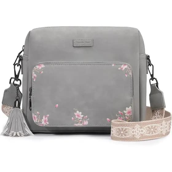 Pomelo Melhores Bolsas Transversais para Mulheres, Bolsas Transversais Médias de Couro Macio para Mulheres, Bolsa de Omb