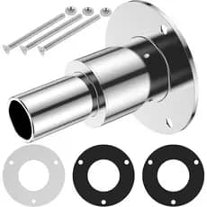 Kit de Conexão de Escape Passante em Aço Inoxidável 316, Conexão Reta para Tubo de 24mm de Diâmetro, Acessório para Aque
