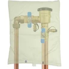 Capa de Isolamento para Válvula Anti-refluxo, 16"X20" Capa de Isolamento para Tubos de Inverno e Válvulas de Sprinkler (