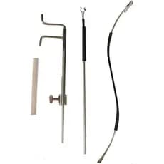 Conjunto de Ferramentas para Pinos de Som de Violino em Prata Inclui Colocador de Pinos de Som Estilo S, Medidor de Pino