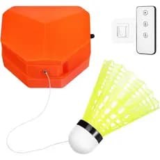 Treinador de Rebatida de Badminton: Treinador de Badminton para Auto-Treinamento com Corda Elástica e Controle Remoto pa