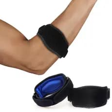Conjunto de 2 peças de suportes para cotovelo de tenista com almofadas de compressão em EVA, adequado para homens e mulh