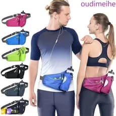 Bolsa Para Celular OUDIMEIHE , Pochete Esportiva Com Alça Ajustável De Cor Sólida , Design Reflexivo