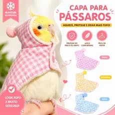 Capa Térmica Espessada Para Pássaros , Fantasia De Lã De Inverno Quente Papagaios , Calopsitas , Conures