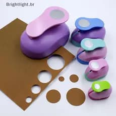 [brightlight.br] 9/16/25mm Círculo Redondo Furador DIY Ferramenta De Corte De Scrapbooking De Papel Artesanal [BR]