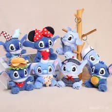 Série de Chaveiros Stitch: Brinquedos de pelúcia Stitch, pingentes para mochilas, chaveiros.