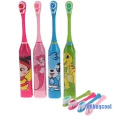 [jinkeqcool] Escova de Dentes Elétrica Infantil 1 unidade Escova de Dentes Sônica Potente para Crianças