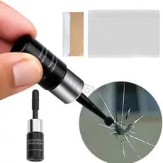 Conjunto de ferramentas para reparo de para-brisa de carro, cola de resina, conjunto de ferramentas nano para reparo de