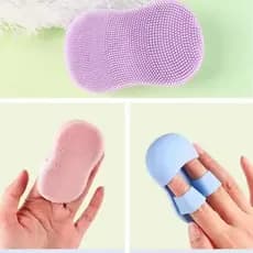 Escova de limpeza facial, limpador de nariz, mini limpador de poros de silicone.