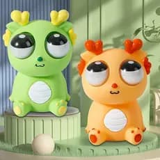 Brinquedo antiestresse em forma de dragão com olhos que saltam – Brinquedo divertido e ideal para presente.
