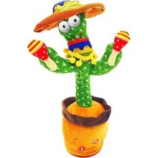 Brinquedo de Cacto Falante para Crianças, Meninos e Meninas, Cacto Dançante com Volume Ajustável, Brinquedo Cantante, Im