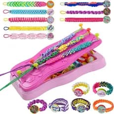Kit de Fabricação de Pulseiras da Amizade TGJH para Meninas - Brinquedos de Artesanato DIY, Atividades Divertidas de Pul