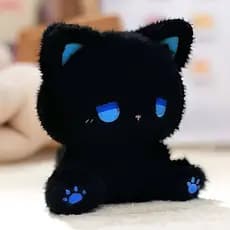 Brinquedo de pelúcia macio de 1 peça, urso fofo e emocional de 15 cm, brinquedo silencioso, gato de pano, bri
