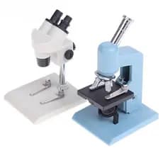 Equipamento em Miniatura para Casa de Bonecas 1:12, Modelo de Microscópio, Decoração de Cena de Laboratório, Venda Quent