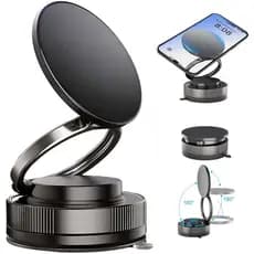 Suporte Celular Magnético Universal Articulado Rotação 360° Veicular Imã Forte para Carro