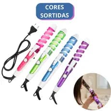 Modelador De Cachos Profissional Bivolt Cacheador De Cabelo Cerâmico Ondas Babyliss Cores Sortidas