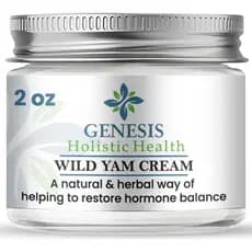 Creme de Raiz de Inhame Selvagem Genesis, Orgânico, Balanceador, Nutritivo e Hidratante Profundo para Mulheres, Feito de