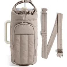 BAGSMART Bolsa para Garrafa de Água com Alça de Ombro, 40/32 Onças, Acessórios de Fitness Transversais, Bolsa de Ombro F