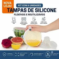 Tampas De Silicone Universal Anti Vazamento Livre BPA Potes Panelas