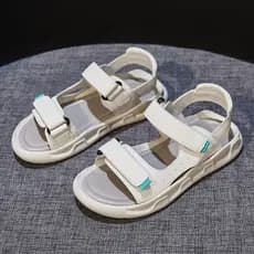 Sandálias femininas verão leve sola plana