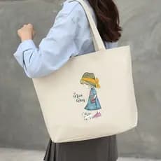 Bolsa de lona feminina novo estilo bolsa de um ombro