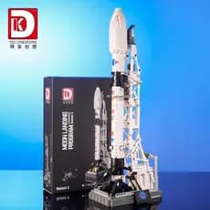 NÃO. 7006X Espaço Foguete Mês Plano de Pouso Menino Educacional Infantil Montado Bloco de Construção Modelo Brinquedo Pr