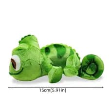 Brinquedo de Pelúcia Rapunzel, Boneca Magnética Kawaii Pascal Rapunzel, Brinquedo Infantil de Pelúcia de Ombro Lagarto V