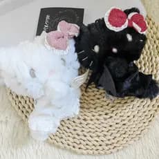 Chaveiro de Pelúcia da Série Anjos e Demônios, Pingente de Pelúcia KT, Brinquedo de Boneco de Desenho Animado