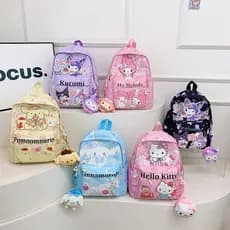 Moda crianças mochila dos desenhos animados mochila estudante mochila bonito mochila bonito jardim de infância menina li